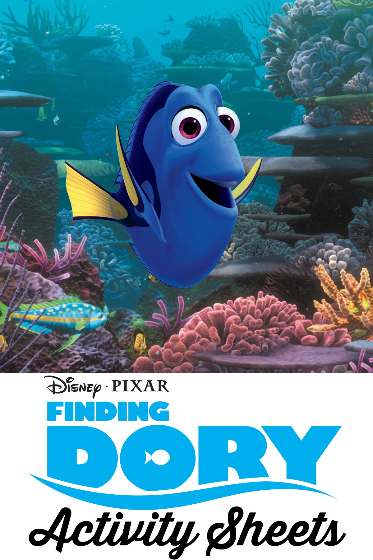 Finding Dory Activity Sheets In Theaters June 17 2016