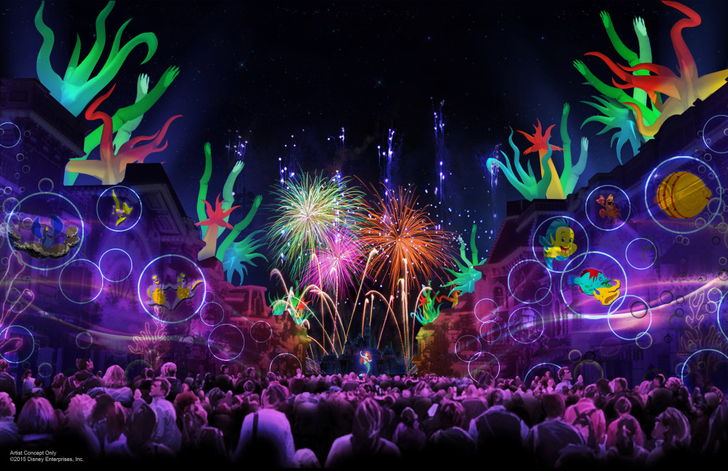 New Disneyland Forever Fireworks show at Disneyland Diamond Celebration