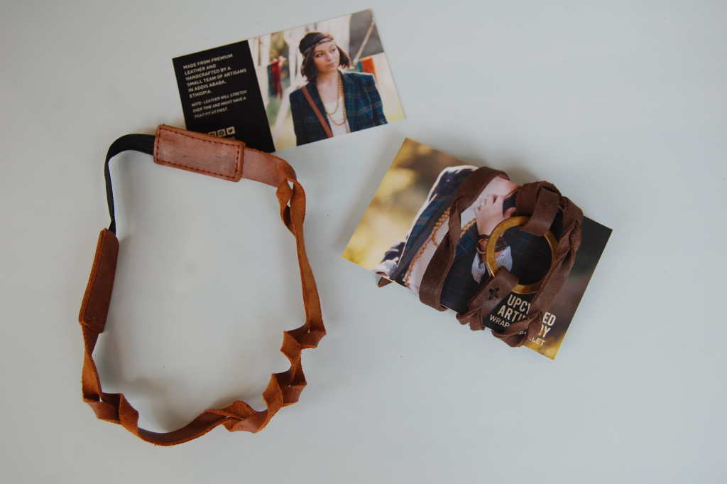 Parker Clay Upcycled Wrap Bracelet and Headband
