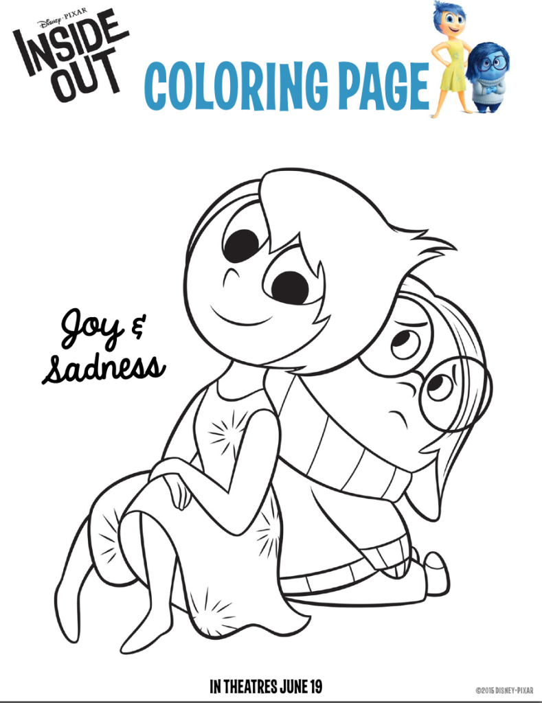 Disney Pixar Inside Out Family Activity Sheets & Recipes