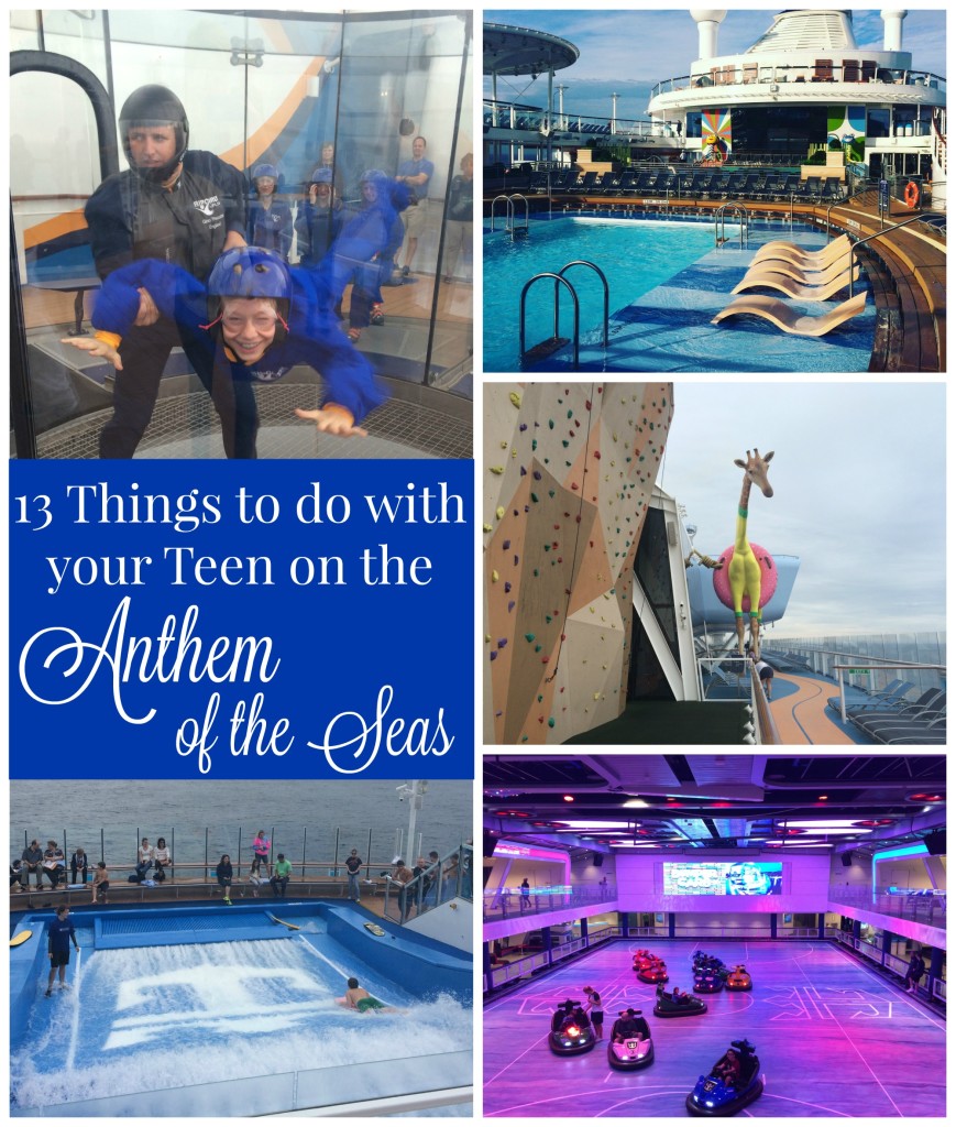 13 Things to do with teen on Anthem of the Seas