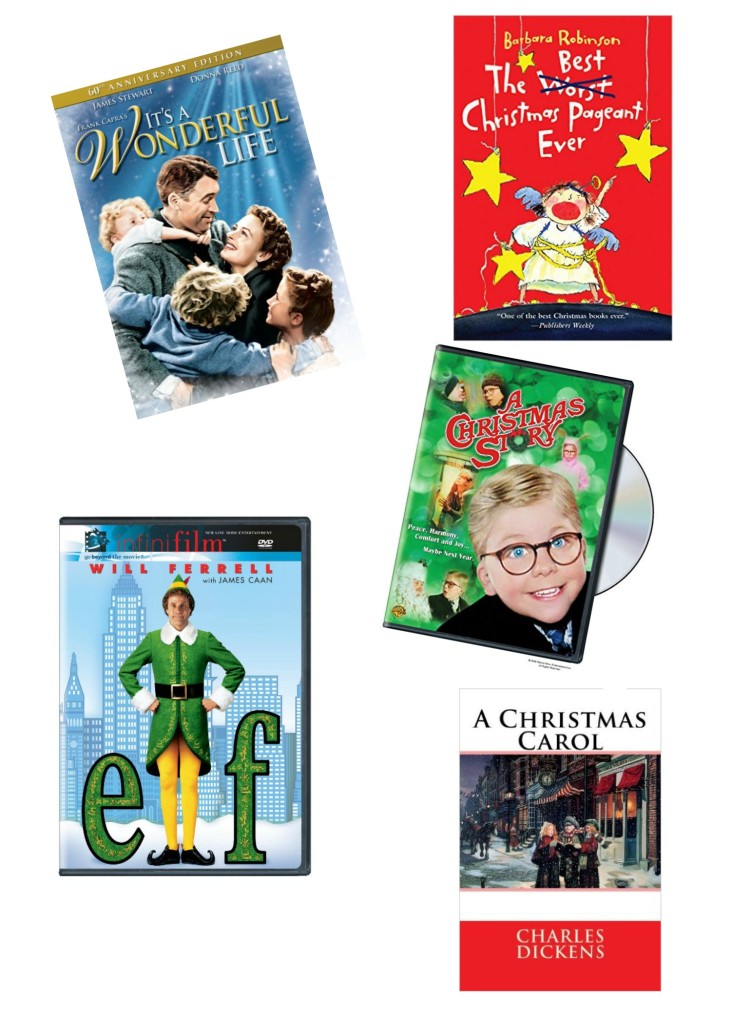 Christmas movies & books