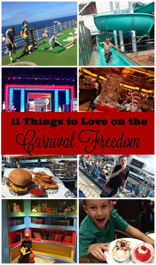 11 Things to Love on Carnival Freedom