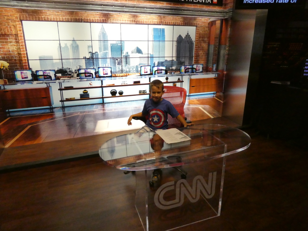 Atlanta with Kids - CNN Studio Tour