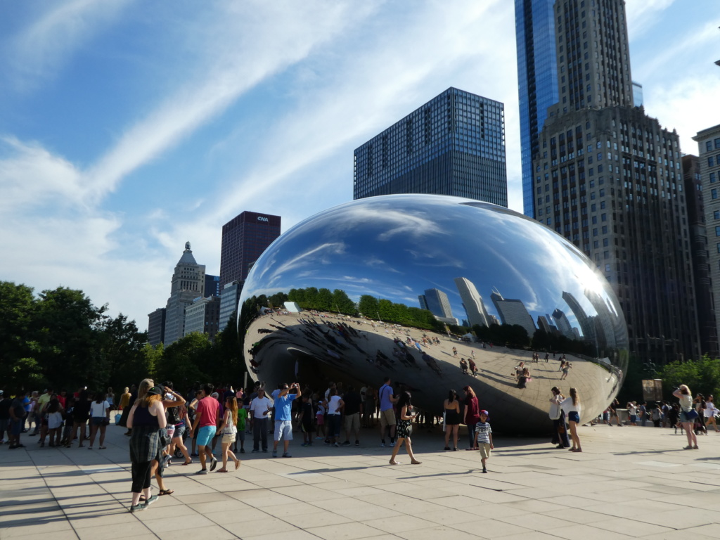 Chicago med barn-Cloud Gate