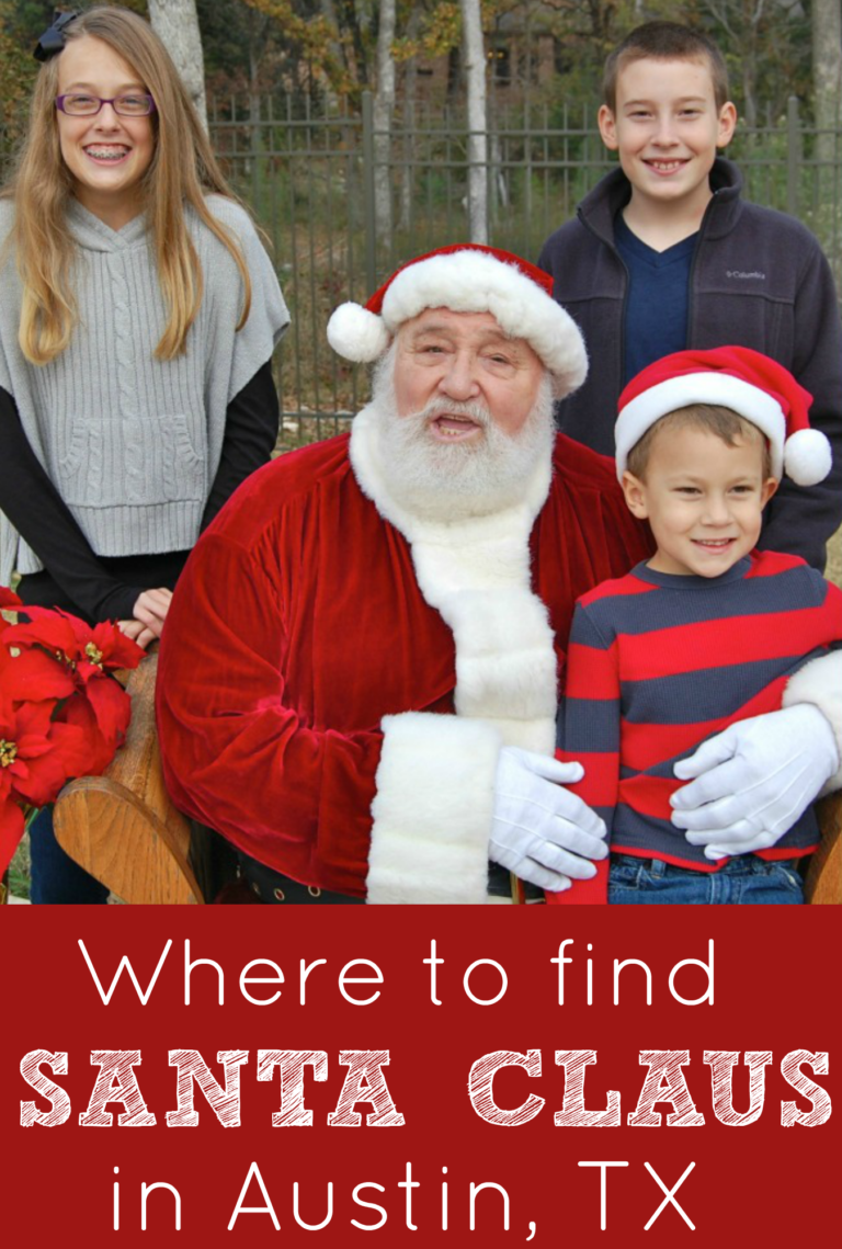 Where to Find Santa Claus in Austin, Texas